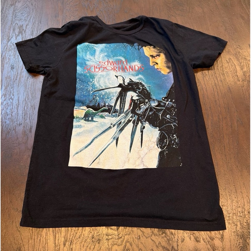 edward scissorhands vintage style t‎ shirt